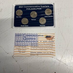 2001 Commemorative Quarters Set